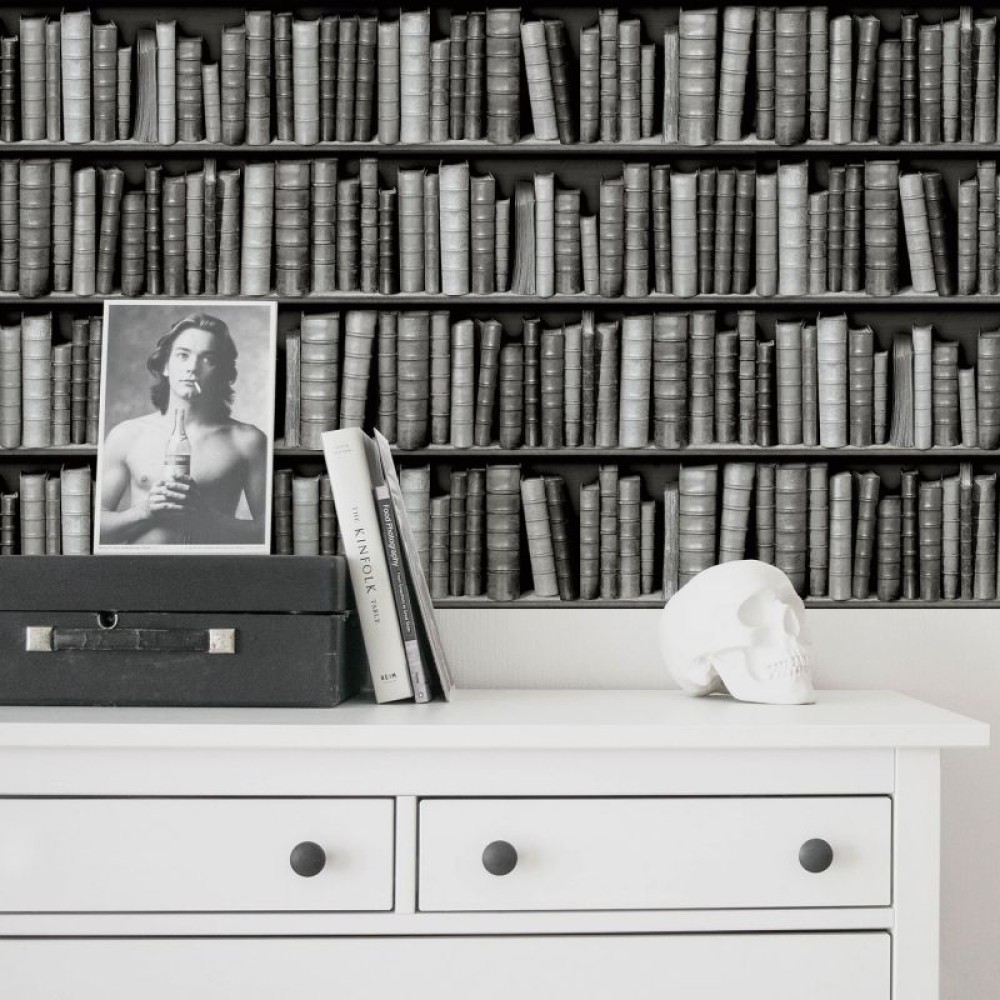 KOZIEL | Black and White Bookshelves | 8888-57
