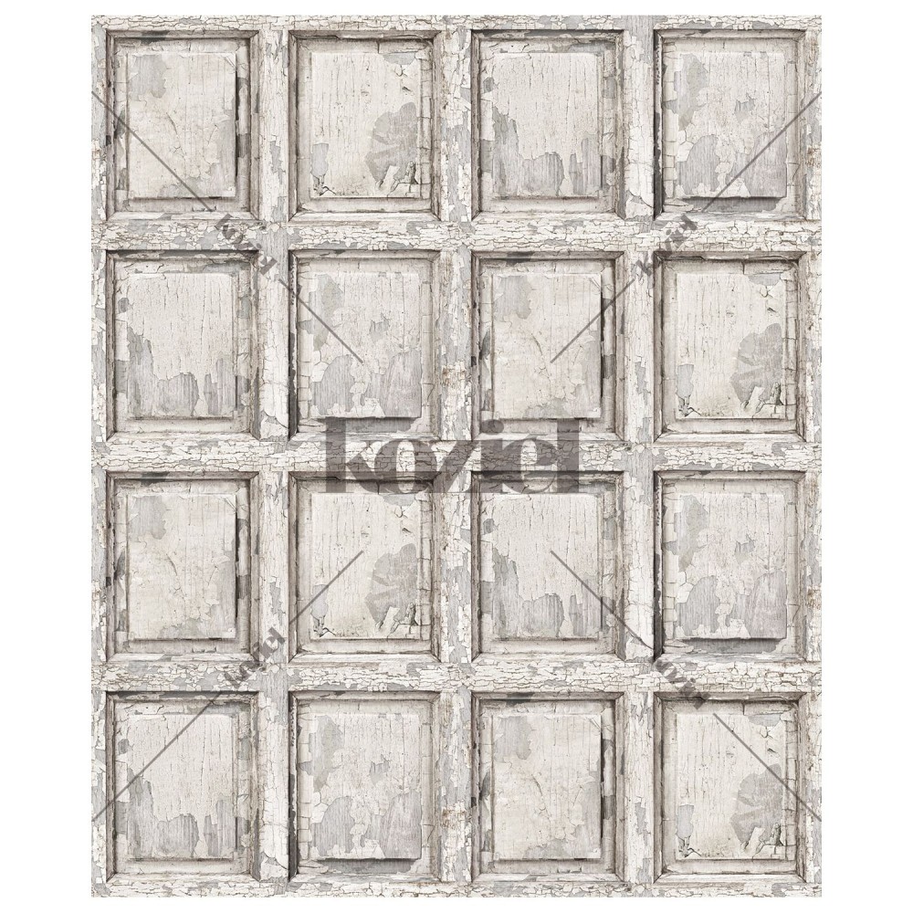 KOZIEL | English Antique Wood Paneling - White | 8888-321