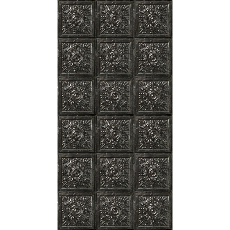 004D31X6 | Antique Carbon Tin Tiles 