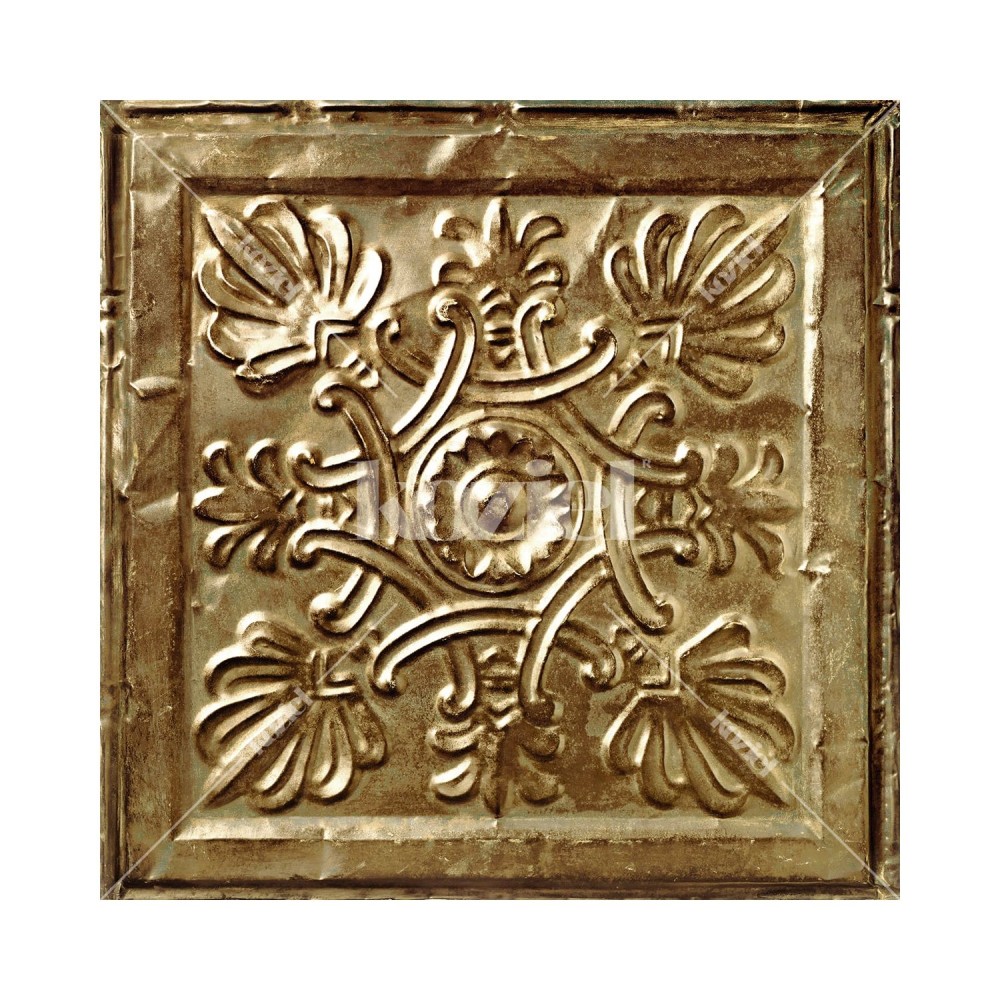 004D34X6 | Antique Gold Tin Tiles  