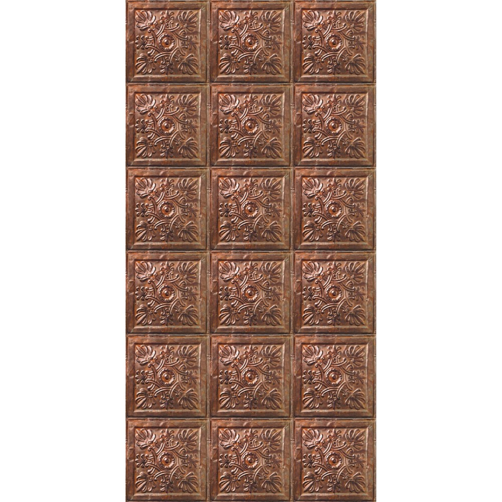 004D36X6 | Antique Copper Tin Tiles 