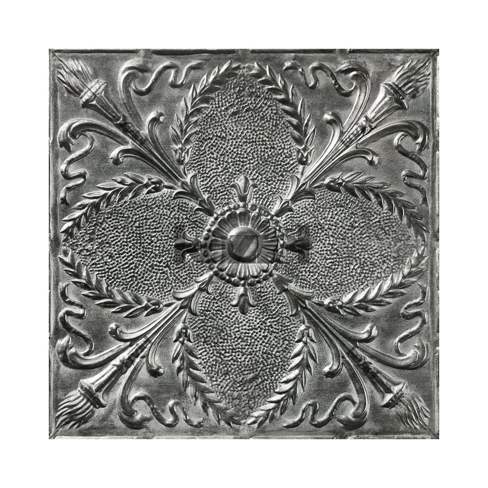 KOZIEL | Antique Silver Tin Tiles | PPV005D33X24