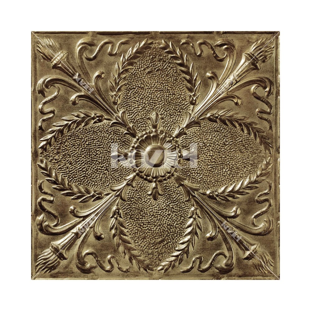 005D34X24 | Antique Gold Tin Tiles 
