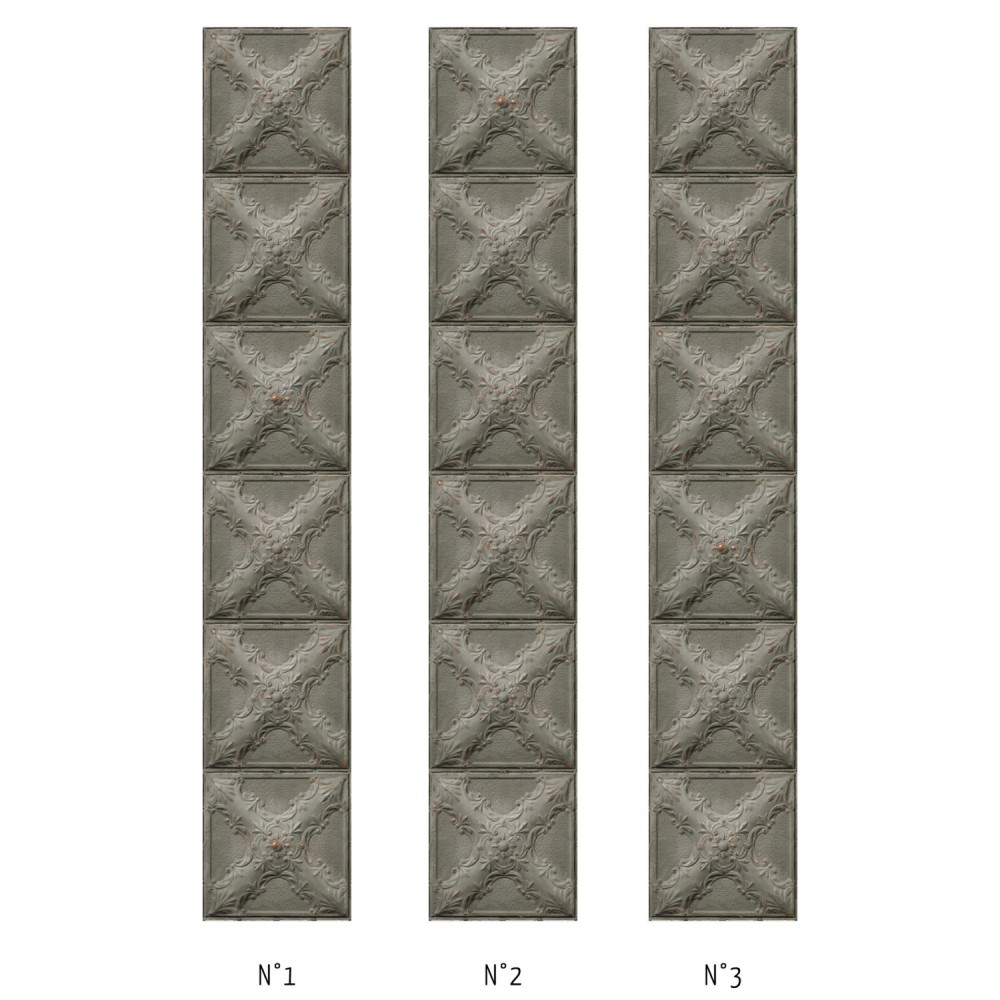 KOZIEL | Antique Mid-Grey Tin Tiles | 006P06X6