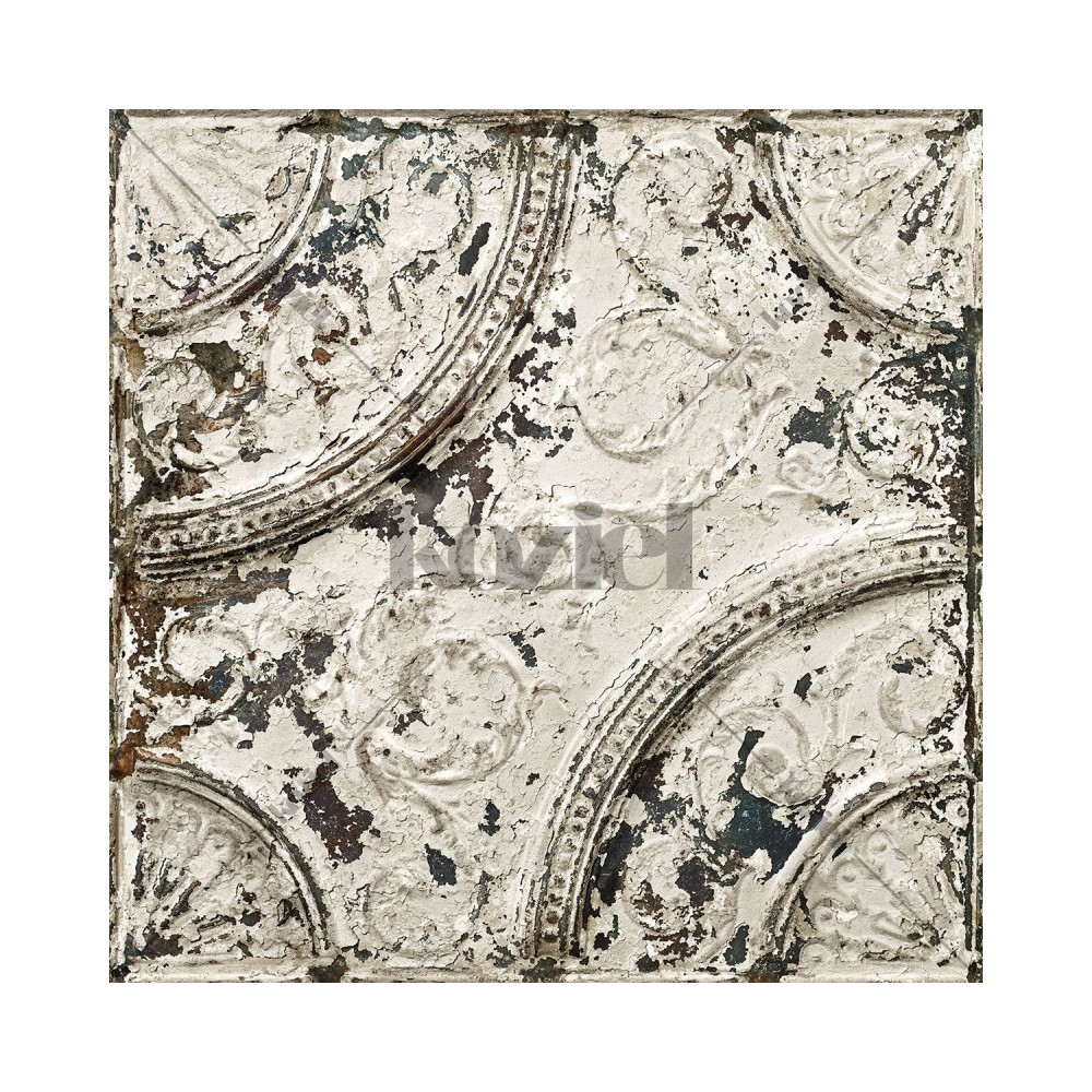 KOZIEL | Antique Off-White Tin Tiles | 011P02X6