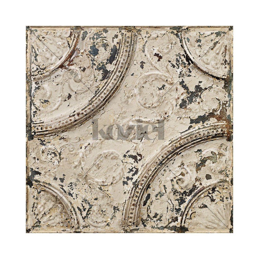 011P03X6 | Antique Beige Tin Tiles 