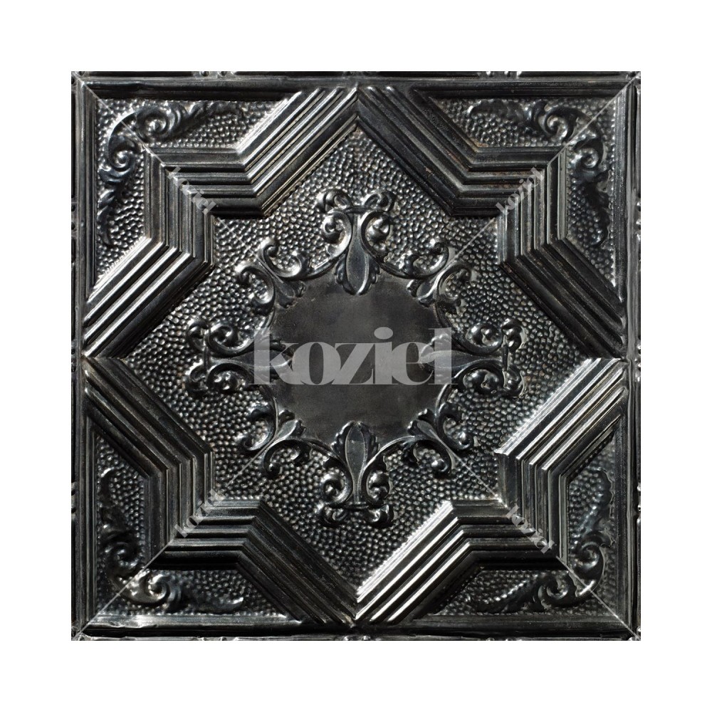 017D31X6 | Antique Carbon Tin Tiles  
