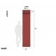 DPH013 | Set of Haussmann wood panels - Terracotta