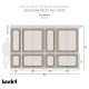 DPM002-250 | Set of Haussmann mosaic panels - Helena II