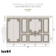 DPM003-250 | Set of Haussmann mosaic panels - Helena III