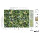 KOZIEL | Wide panoramic mix green wall mural - Natural | LPV025-X