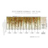 LPV056-X | Autumnal small loft windows panoramic wall mural - Sage green