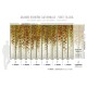 LPV056XL-X | Autumnal wide loft windows panoramic wall mural - Sage green