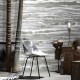LPM017-X | Light Grey Cipolin marble panoramic wall mural