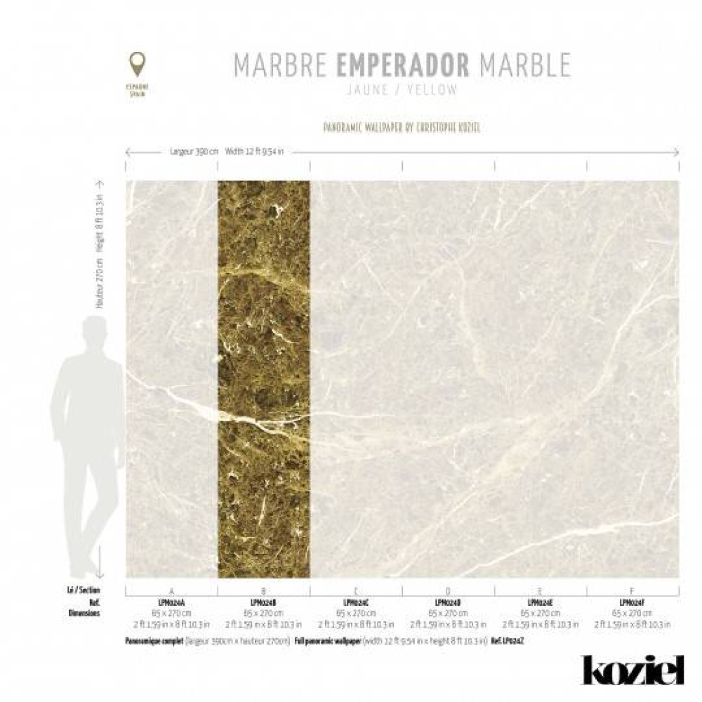 LPM024-X | Yellow Emperador marble