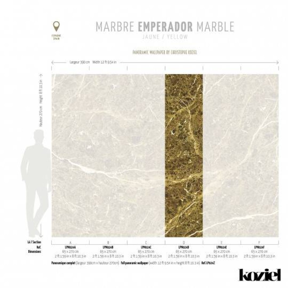 LPM024-X | Yellow Emperador marble
