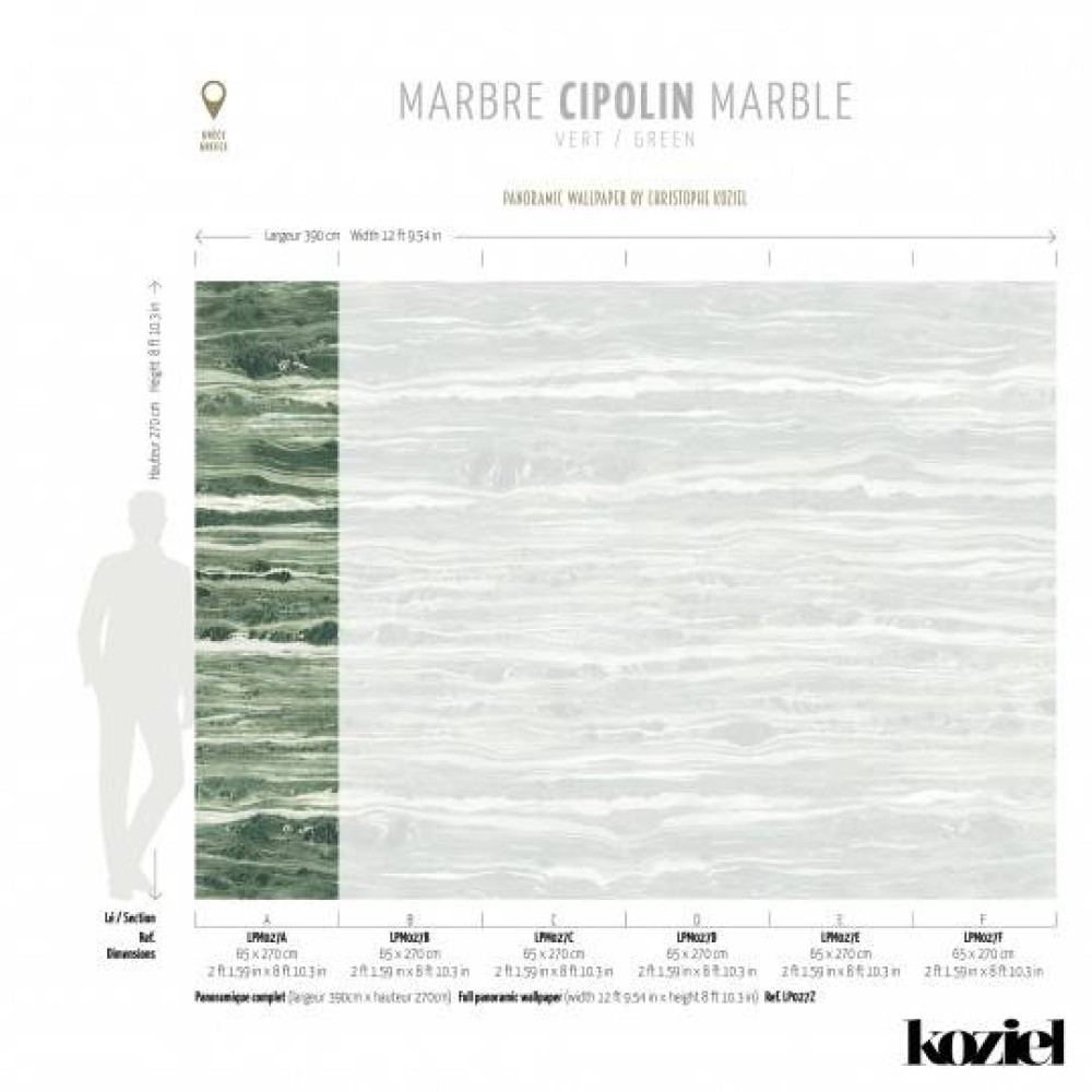 LPM027-X | Green Cipolin marble 