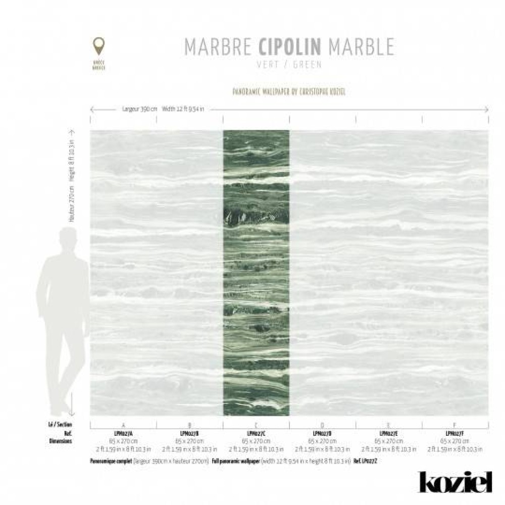 LPM027-X | Green Cipolin marble 
