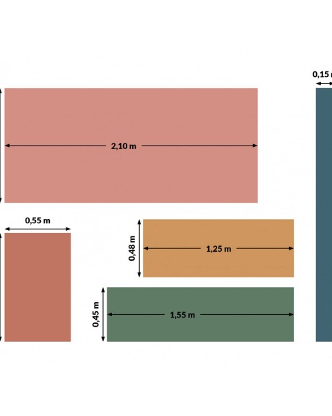 BK008XL | Color blocks - Size XL