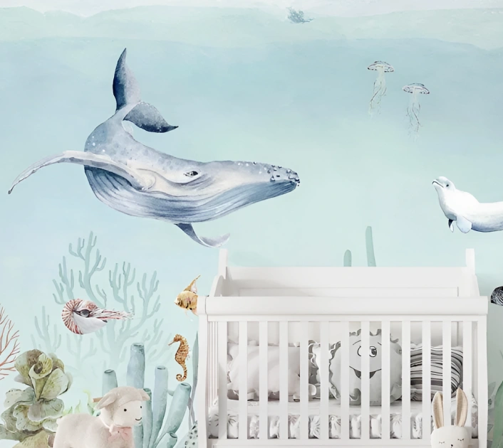 Under sea themed for kids room area