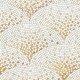 Koziel | Golden mosaic art deco ANTHEA arch wallpaper | ARCH-85MP