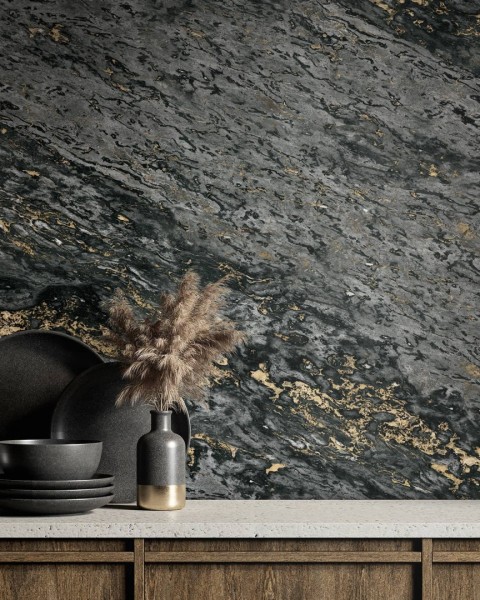 CUST-LPM014 | Black & Gold Sarrancolin marble 
