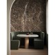 CUST-LPM018 | Brown Emperador Marble Panoramic Wall Mural