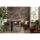 CUST-LPM018 | Brown Emperador Marble Panoramic Wall Mural