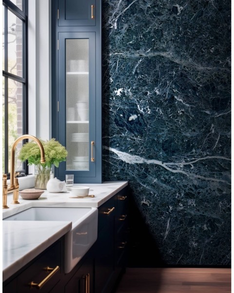 CUST-LPM025 | Blue Emperador marble 