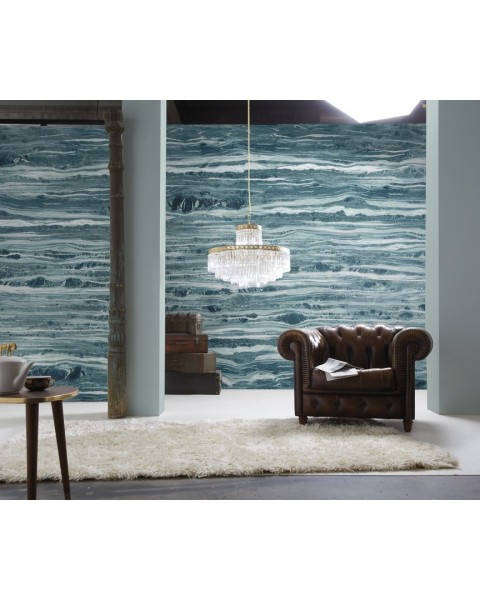 CUST-LPM028 | Turquoise Blue Cipolin marble
