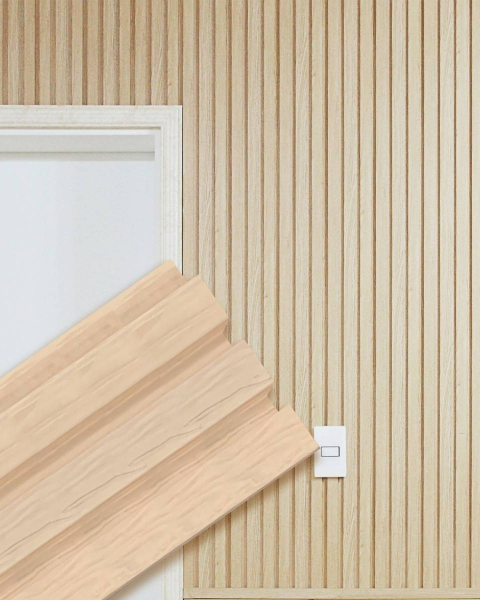 Fluted mdf panel | WPC wall cladding | L001-2063