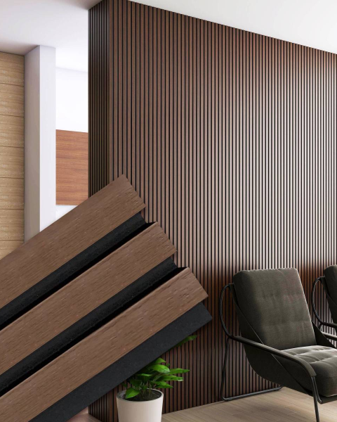 Fluted mdf panel | WPC wall cladding | L001-74B
