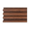  Fluted mdf panel | WPC wall cladding | Brown Wood