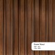  Fluted mdf panel | WPC wall cladding | Brown Wood
