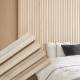 Fluted mdf panel | WPC wall cladding | Light Wood 