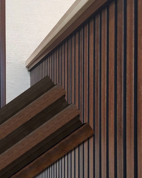 Fluted mdf panel | WPC wall cladding | L005-438D