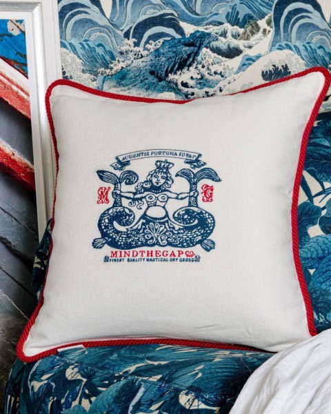 MINDTHEGAP | SIREN Embroidered Cushion | LC40104