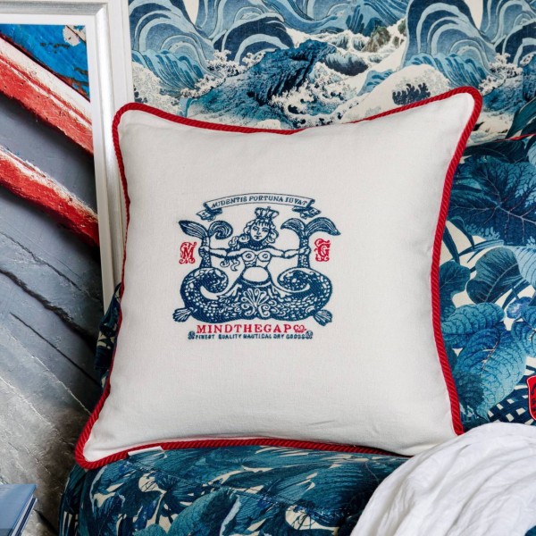 MINDTHEGAP | SIREN Embroidered Cushion | LC40104