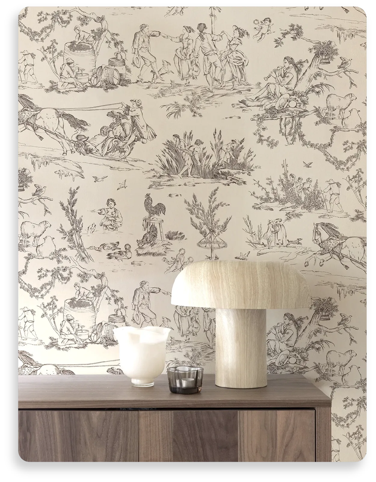 Toile Wallpaper