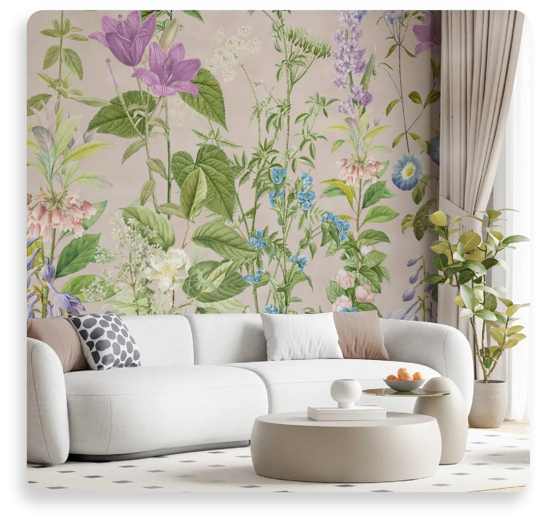 Floral Wallpaper in Singapore