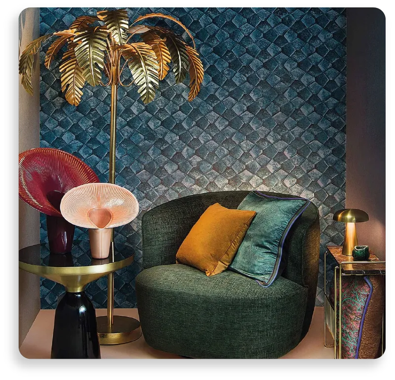 Creativity and professionalism through geometric shape