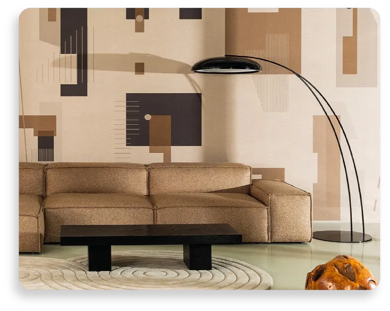 Modern Geometric Wallpaper Ideas for a Creative Workspace