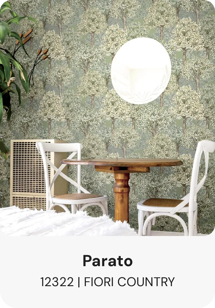 Natural pattern wallpaper for living room