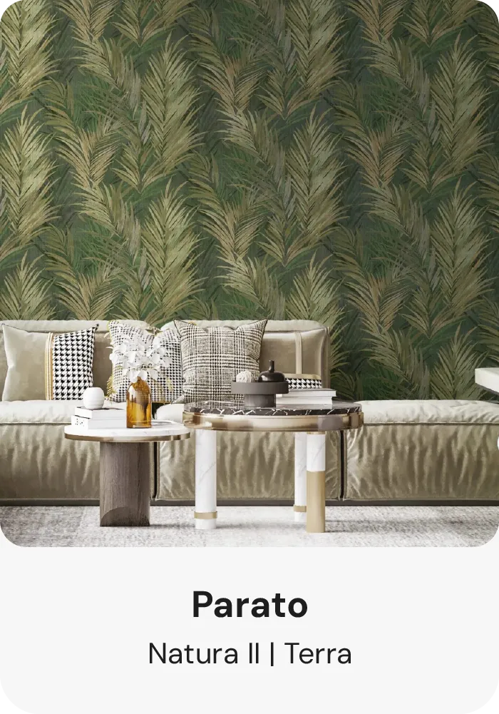Natural pattern wallpaper for living room