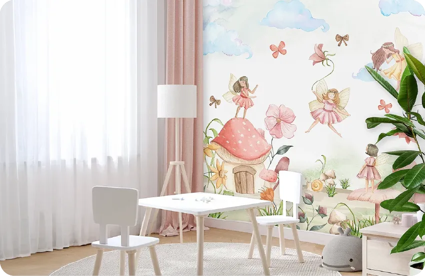 Funzone Wallpaper by Honpo IM Creative Kids Mural Designs