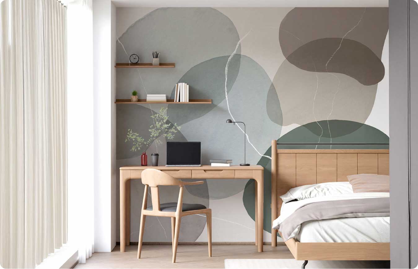 calm wall mural