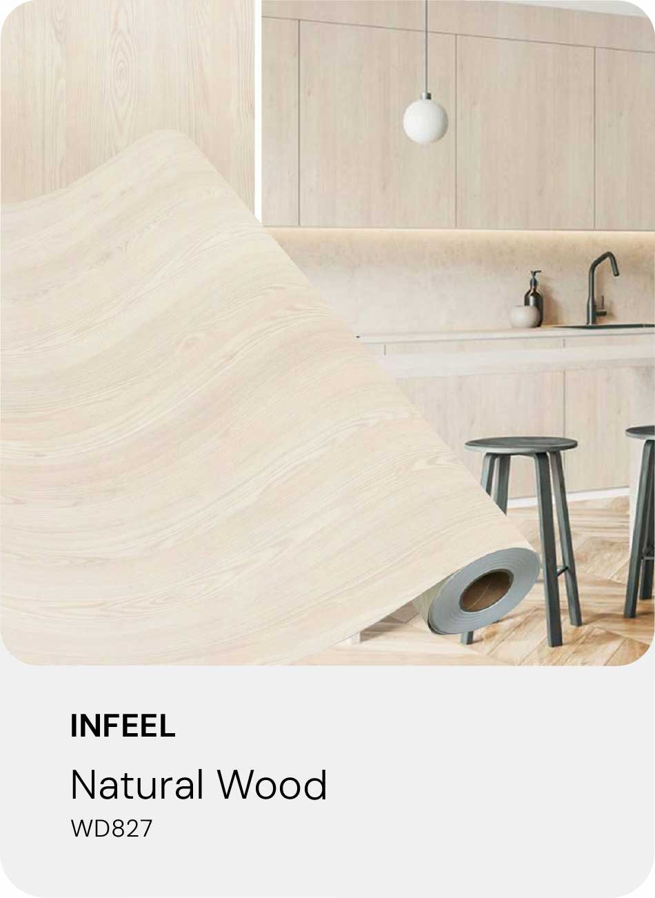 Korean Premium Wood Veneer Wallpaper