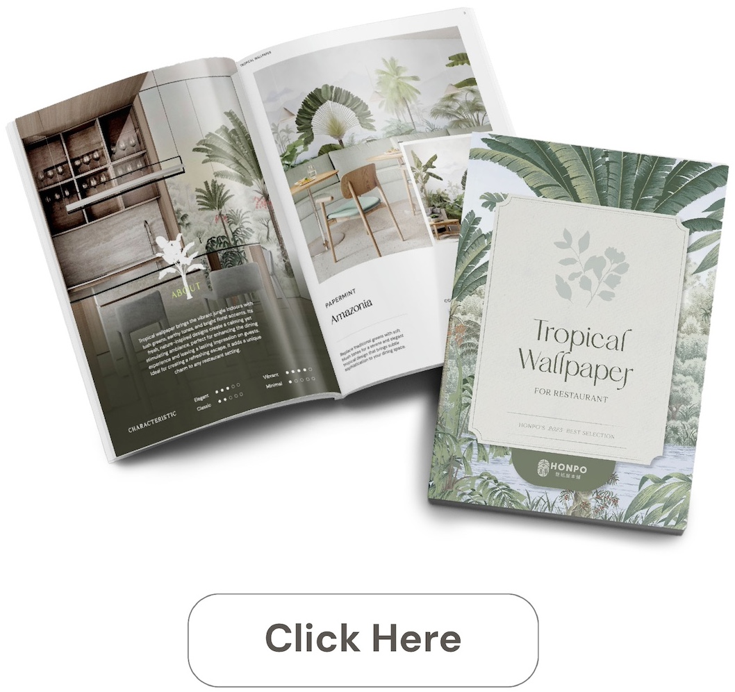 Tropical Wallpaper Catalogue for Restaurant