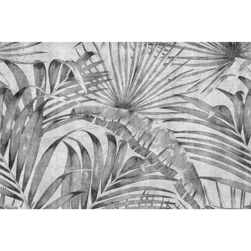 Lusoluxe Imperial | Monochrome Palm Leaf