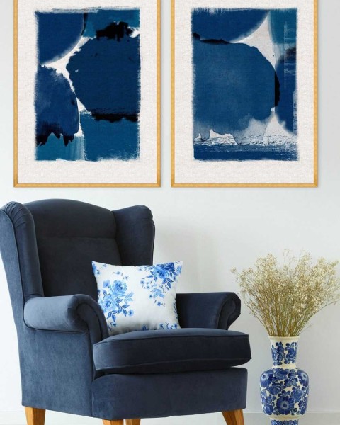 MINDTHEGAP | INDIGO MARVEL Framed Art